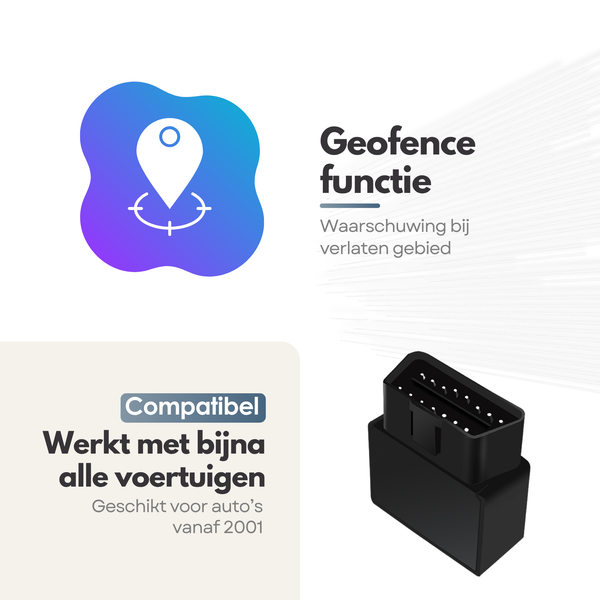 OBDII Trackitt GPS Tracker – Direct Plug & Play Speel Auto Volgsysteem voor Europa