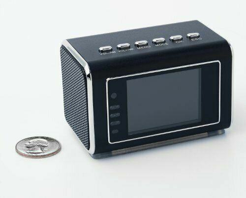 Telefoon Speaker Camera – Compacte Opname Speaker met Onzichtbaar Nachtzicht en Automatische Overschrijfmodus