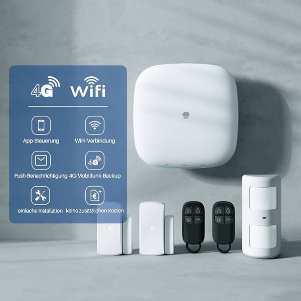 Chuango LTE-400 Alarm Systeem - Geschikt voor WiFi & 4G SIM-kaart