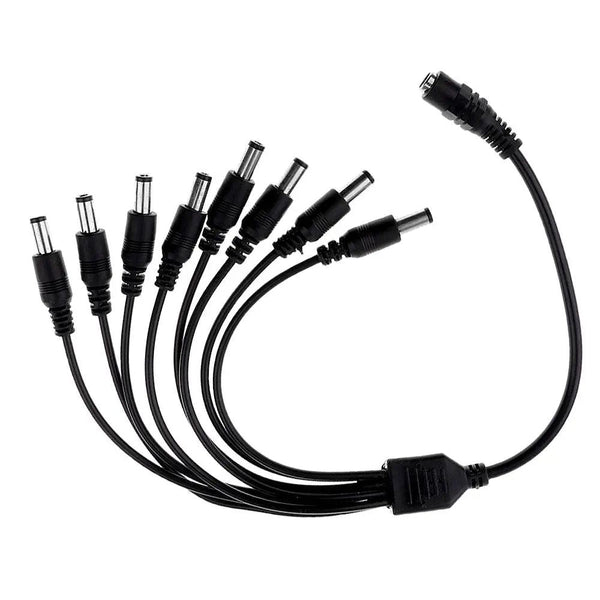 12V 8in1 Splitter – Centrale Stroomvoorziening voor Meerdere Camera’s