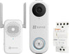 DB1C Kit (met Chime & Transformer) - Wifi-videodeurbelkit - werkt met Google Assistent - Zonder Abonnement -Wit