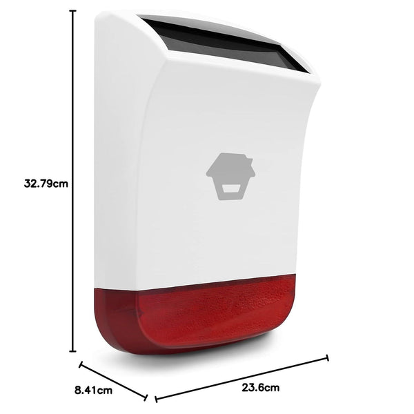 Chuango SPS-260 Sirene op Zonne-energie – Draadloze Buitensirene met Zonnepaneel