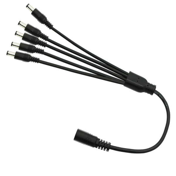 12V 5in1 Splitter – Centrale Stroomvoorziening voor Meerdere Camera’s
