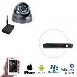 Wireless PREMIUM Mini Dome Camera DVR <span class="smallText">[40941]</span>